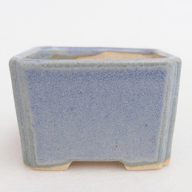 Mini-Bonsaischale 5 x 5 x 3,5 cm, Farbe blau