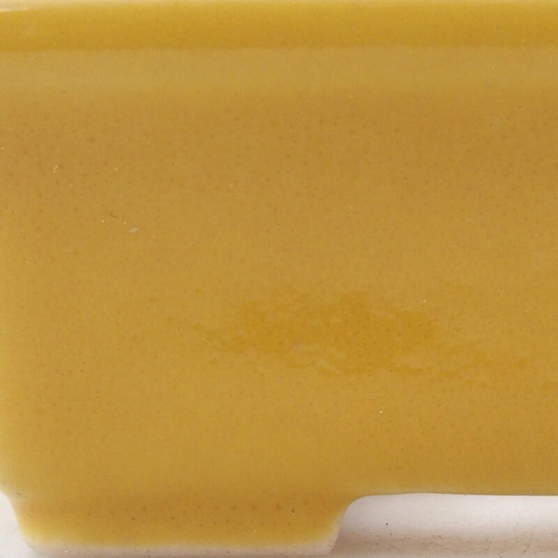 Mini-Bonsaischale 6,5 x 4 x 2,5 cm, Farbe gelb