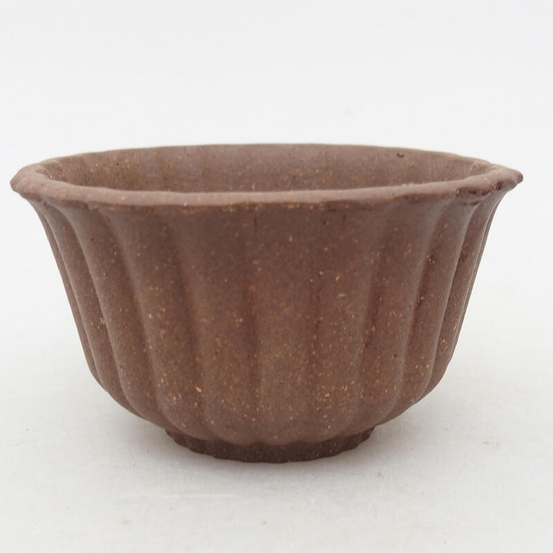 Mini-Bonsaischale 6,5 x 6,5 x 4 cm, Farbe braun