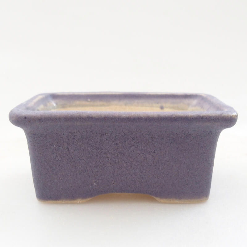 Mini-Bonsaischale 6 x 4,5 x 2,5 cm, Farbe Lila