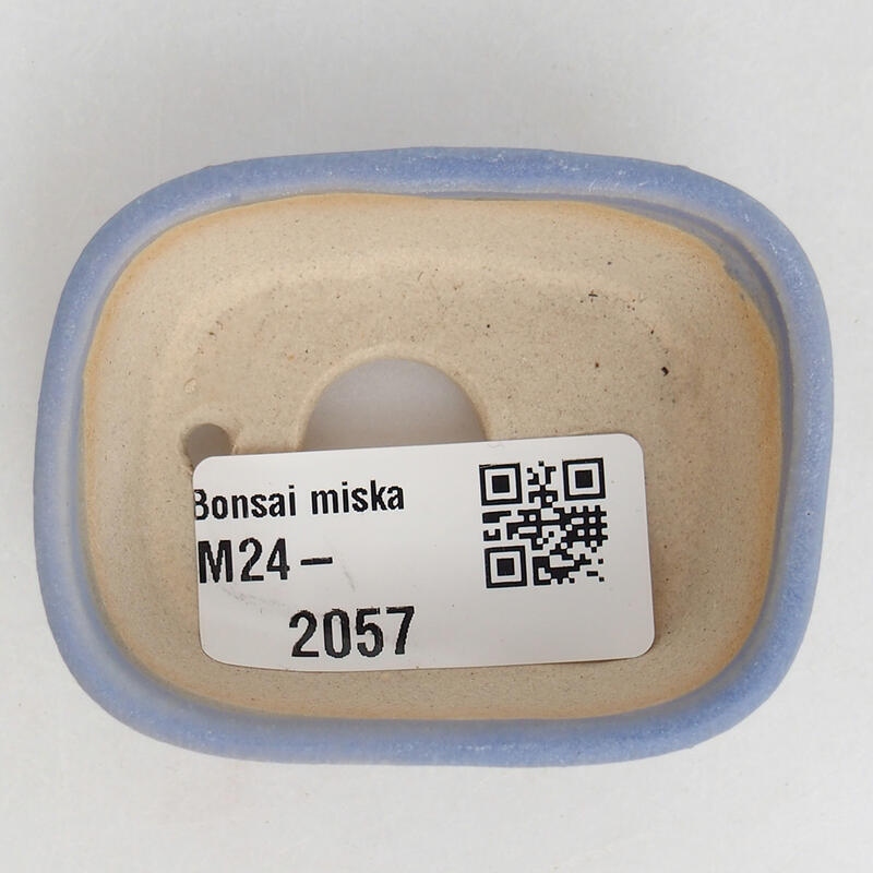 Mini-Bonsaischale 6 x 4,5 x 2,5 cm, Farbe blau