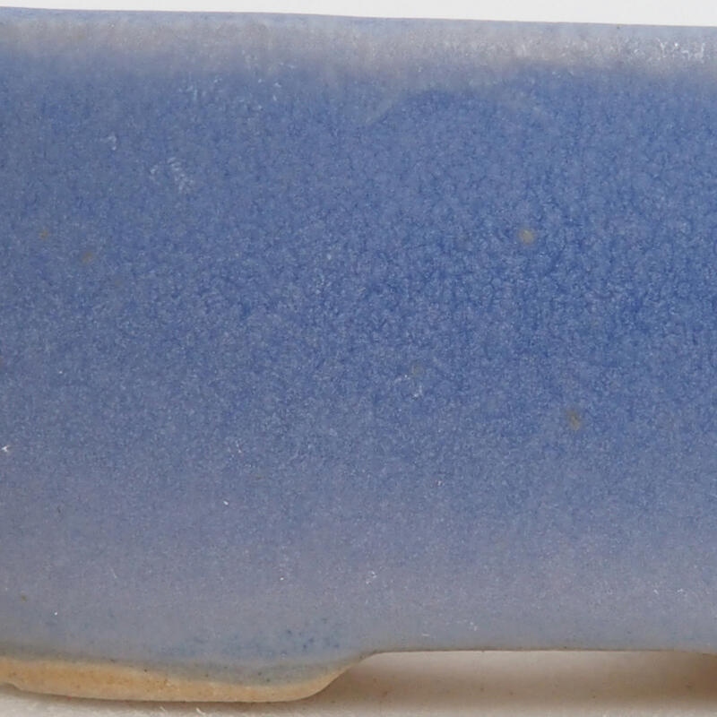 Mini-Bonsaischale 6 x 4,5 x 2,5 cm, Farbe blau