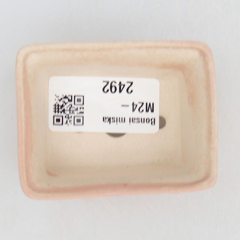 Mini-Bonsaischale 6 x 4,5 x 2,5 cm, Farbe rosa