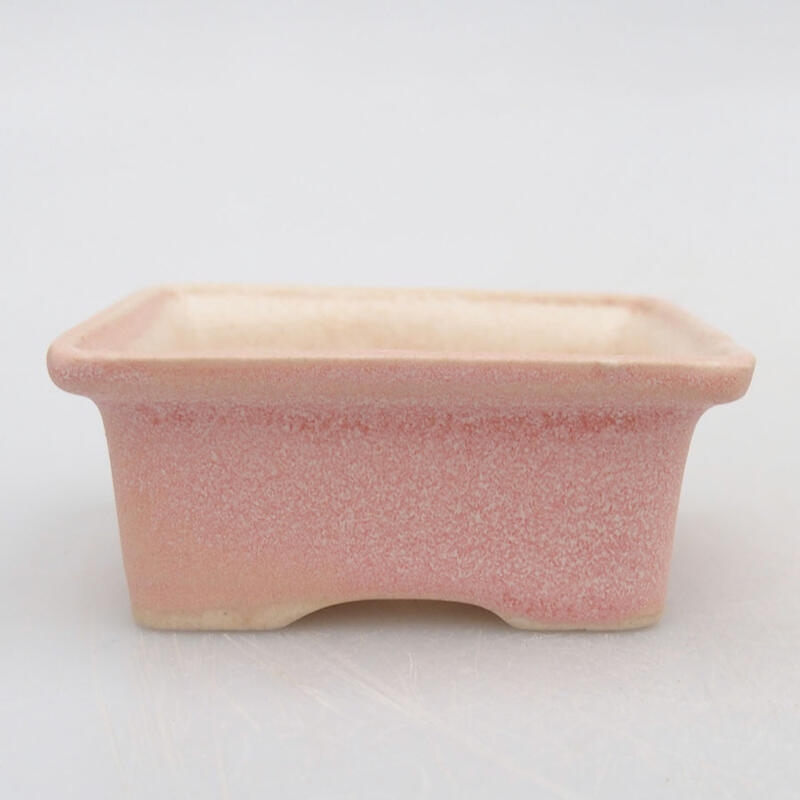 Mini-Bonsaischale 6 x 4,5 x 2,5 cm, Farbe rosa