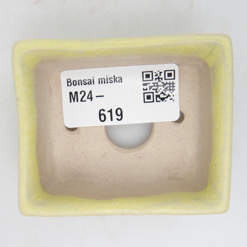 Mini-Bonsaischale 6 x 5 x 2,5 cm, Farbe grün