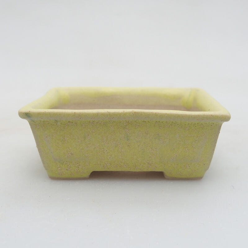 Mini-Bonsaischale 6 x 5 x 2,5 cm, Farbe grün