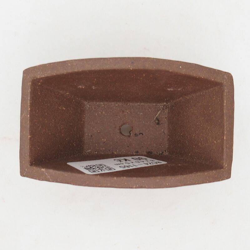 Mini-Bonsaischale 7,5 x 5 x 3 cm, Farbe braun