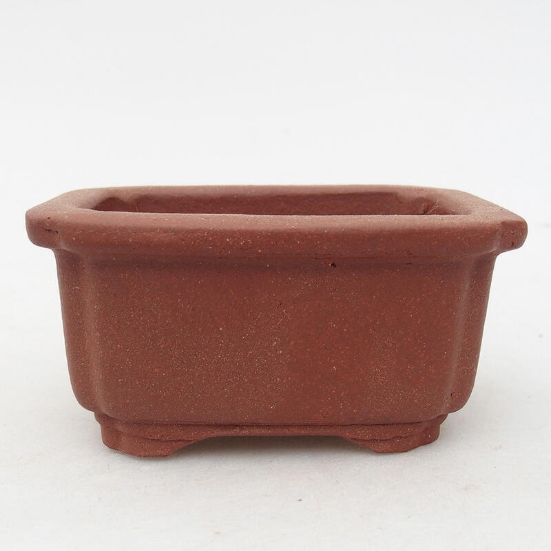 Mini-Bonsaischale 8 x 5,5 x 4 cm, ziegelfarben