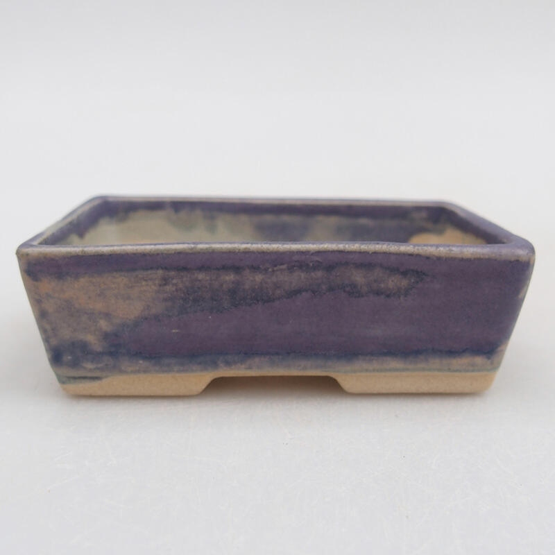 Mini-Bonsaischale 8 x 6 x 2,5 cm, Farbe Lila