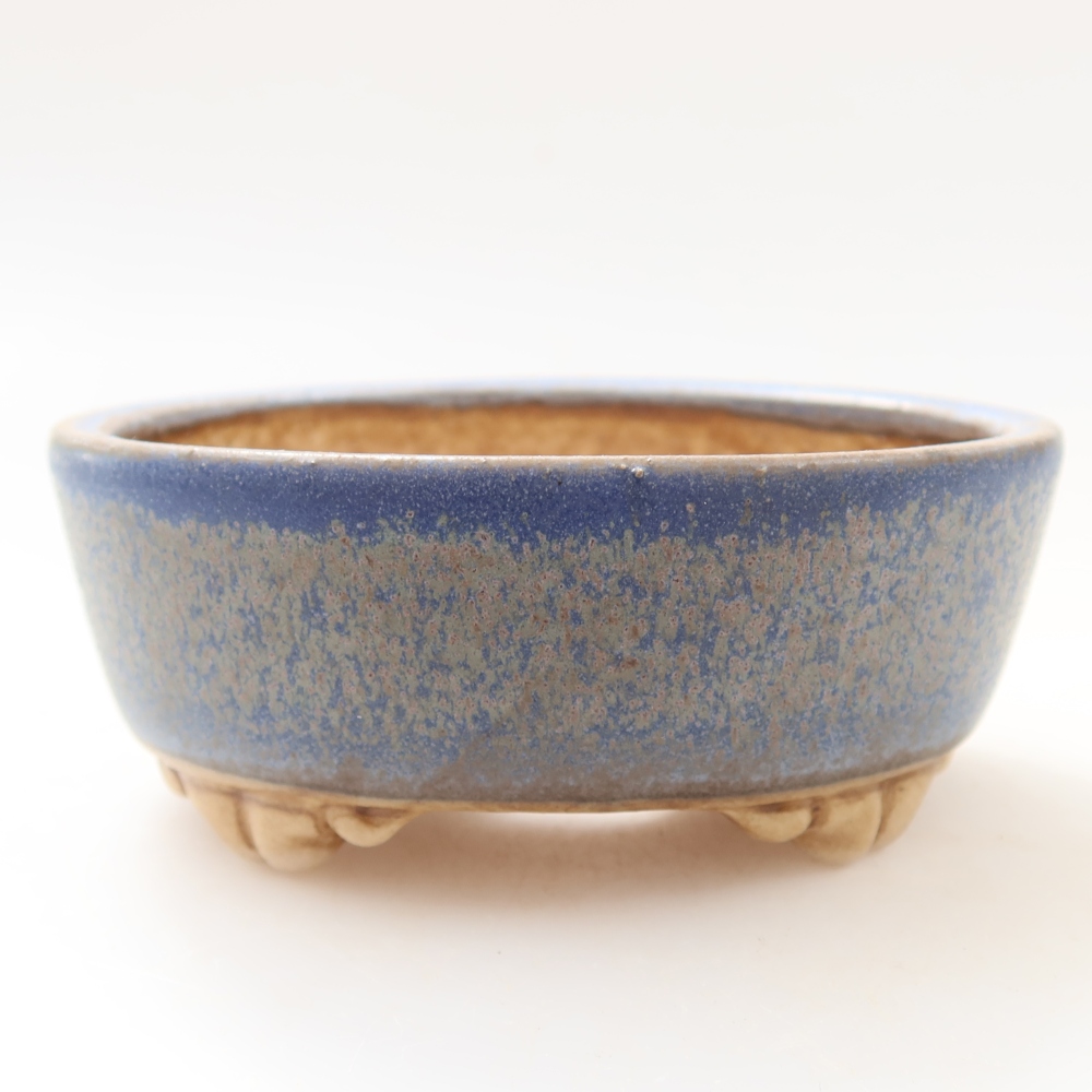 Keramik-Bonsai-Schale 9,5 x 8 x 4 cm, Farbe: Blau