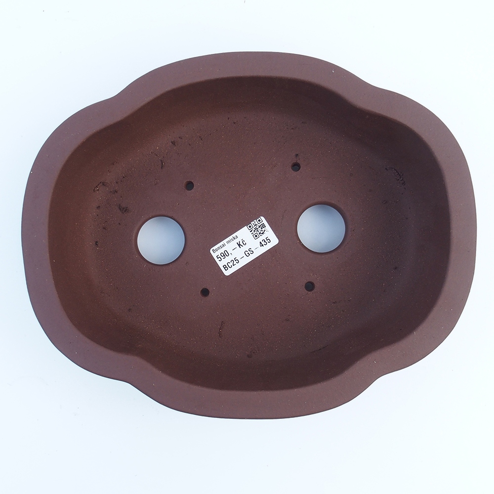 Schale 25,5 x 20,5 x 7,5 cm braun