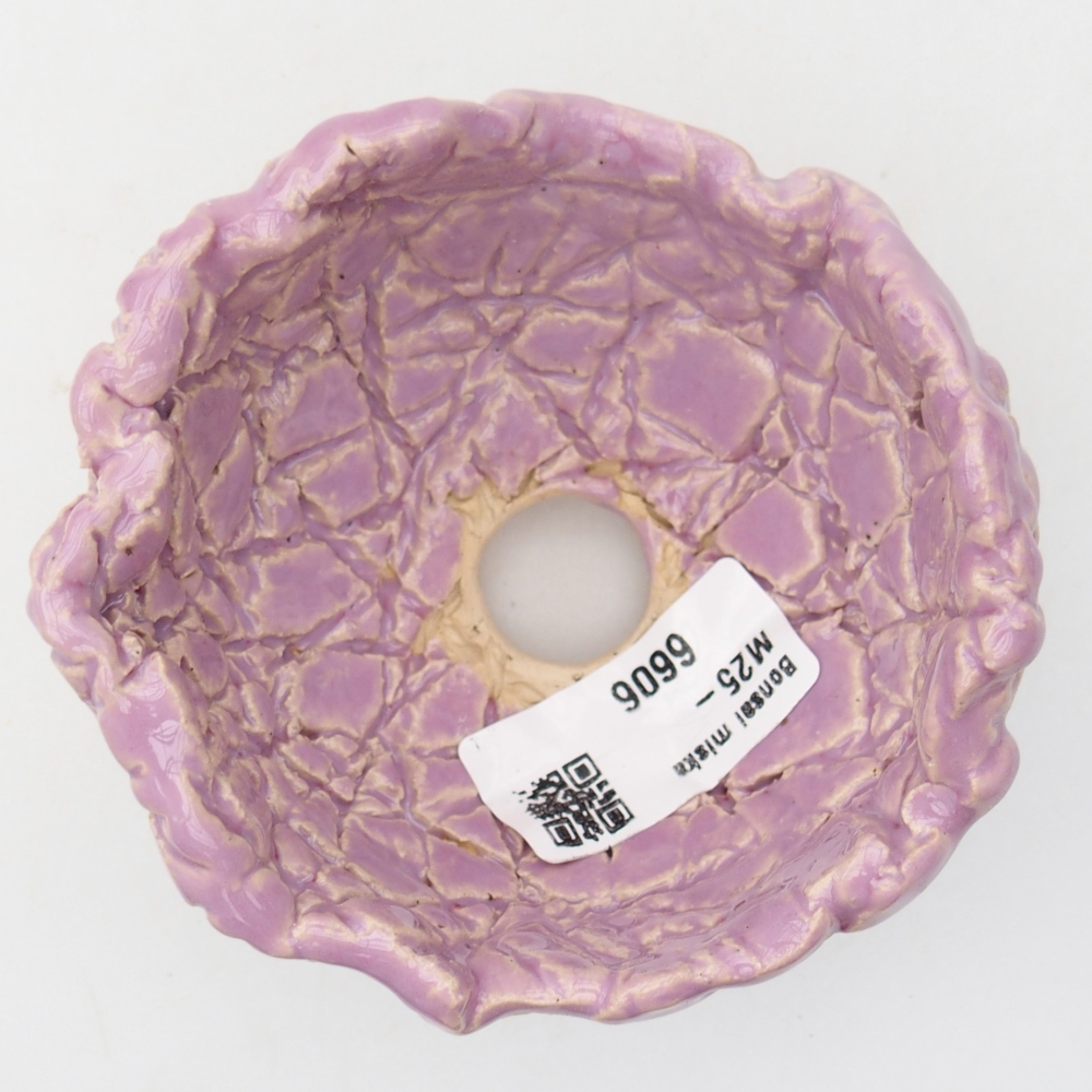 Keramikschale 9 x 9 x 6 cm , Farbe lila