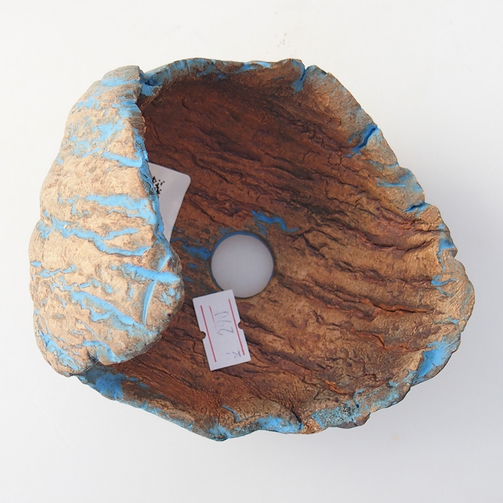 Keramikschale 10 x 10 x 12 cm , gelb