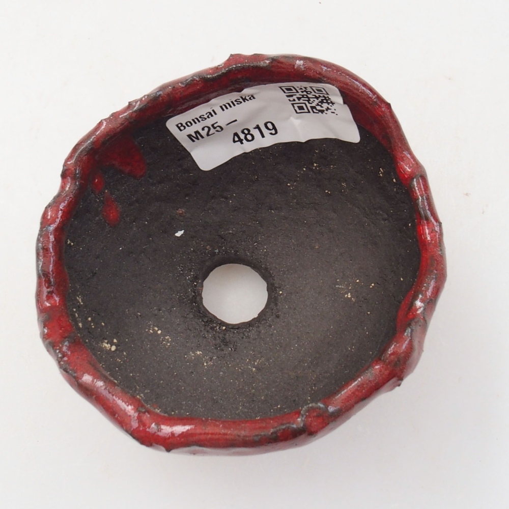 Keramikschale 7 x 6,5 x 5 cm, Farbe rot