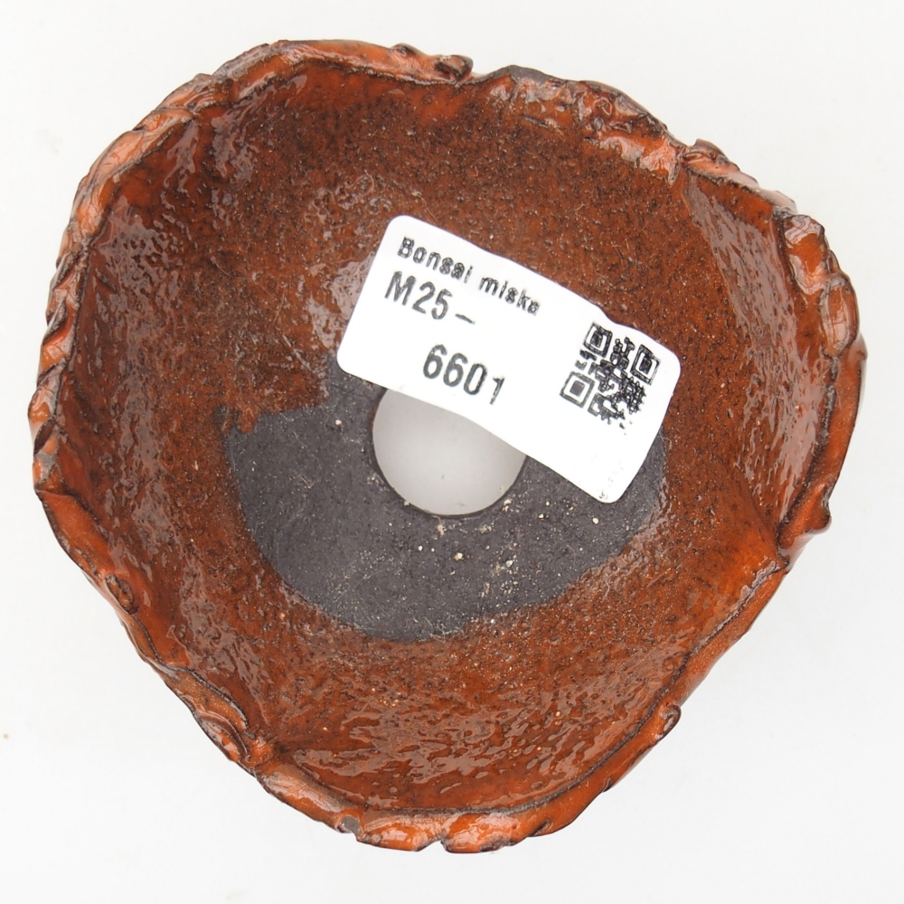 Keramikschale 8,5 x 8,5 x 5 cm , Farbe orange