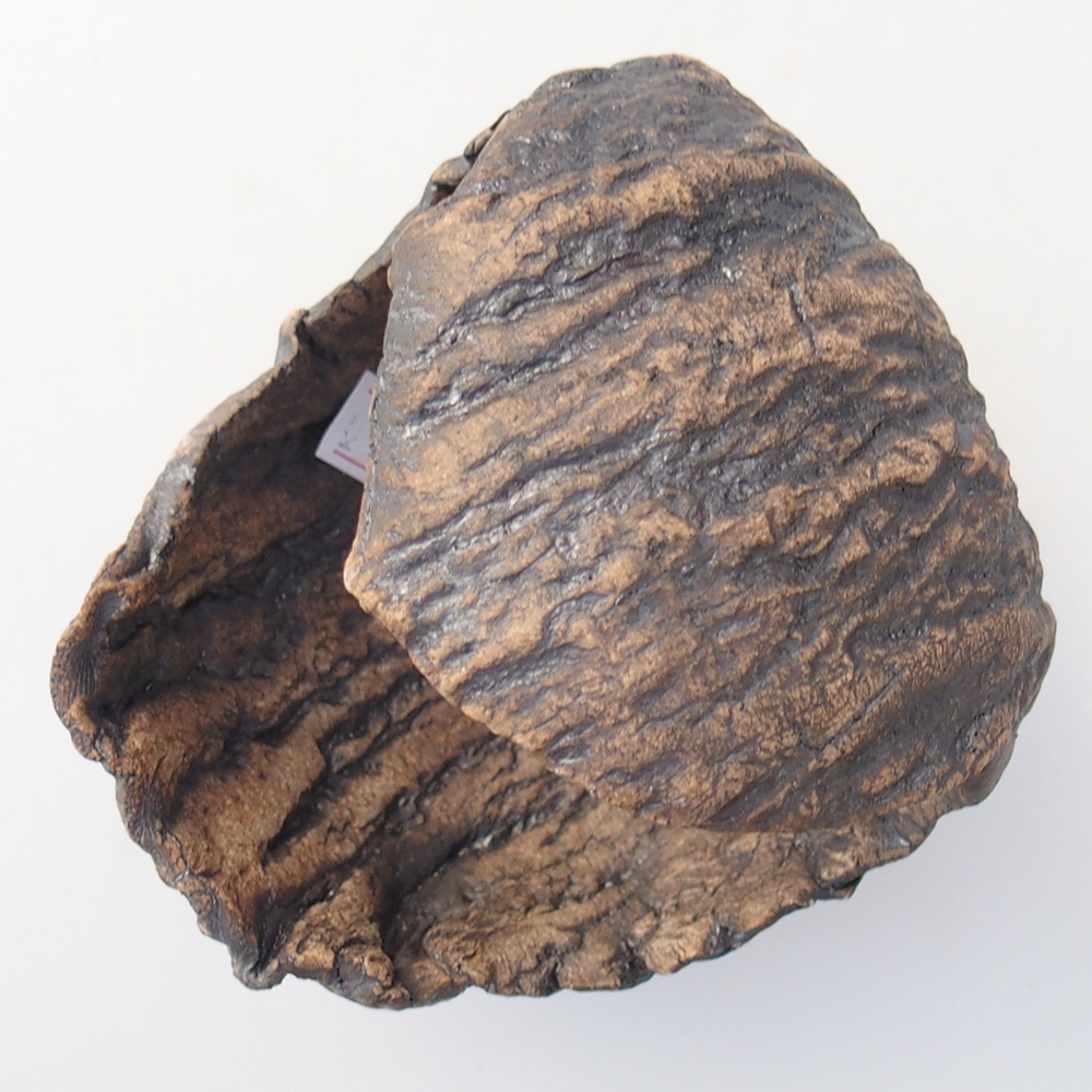 Keramikschale 10 x 9 x 10 cm , Farbe braun