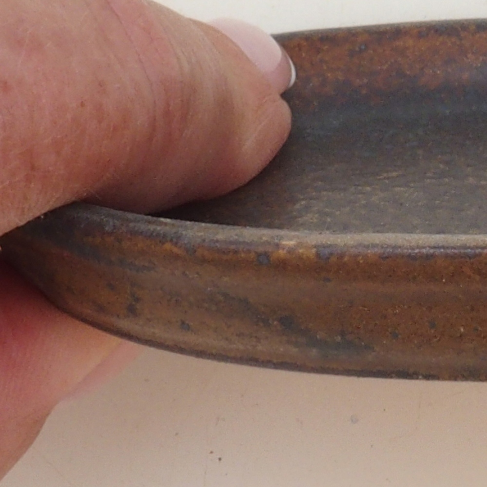 Keramikschale H04 – 10,5 x 8 x 1 cm – braun
