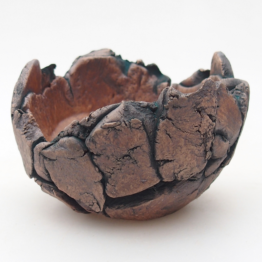 Keramikschale 9 x 8,5 x 6 cm , Farbe grün