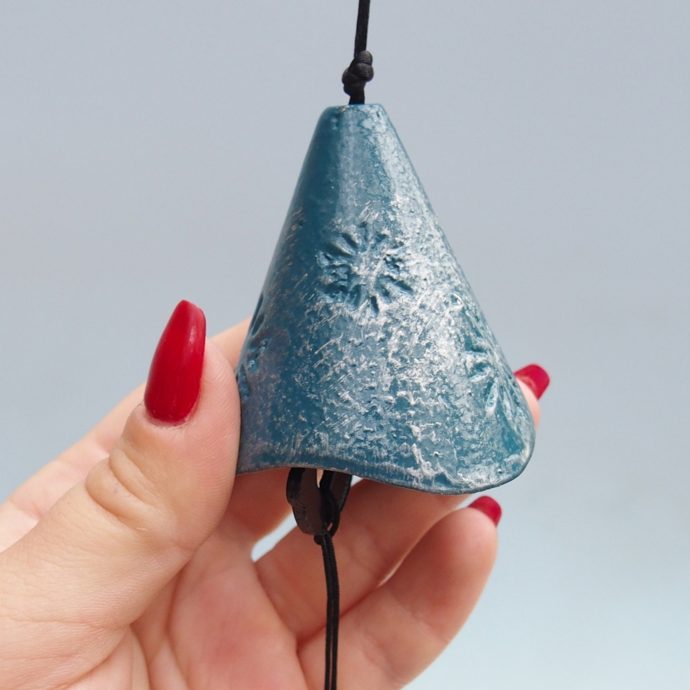 Metall-Windspiel, blau