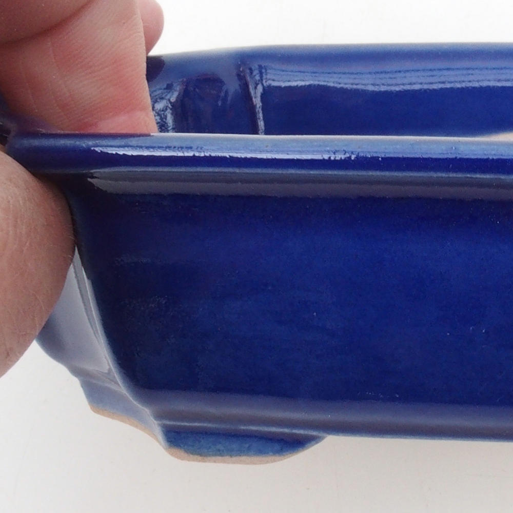 Bonsai-Schale H17 – 15 x 10 x 4 cm – blau