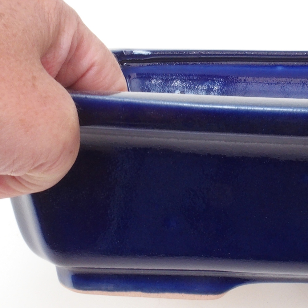 Bonsai-Schale H07 – 30 x 20,5 x 8 cm – blau