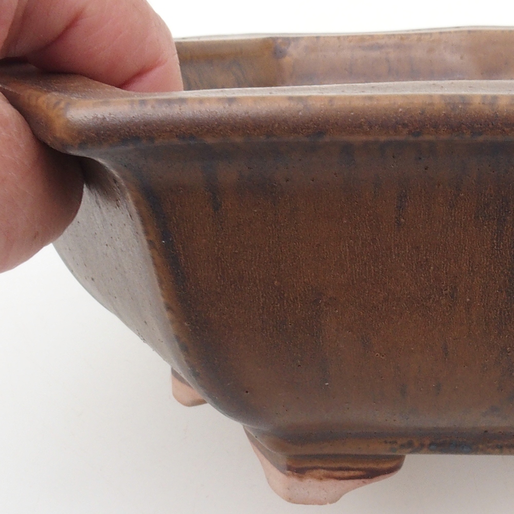 Bonsai-Schale H05 – 19 x 21,5 x 7 cm – braun