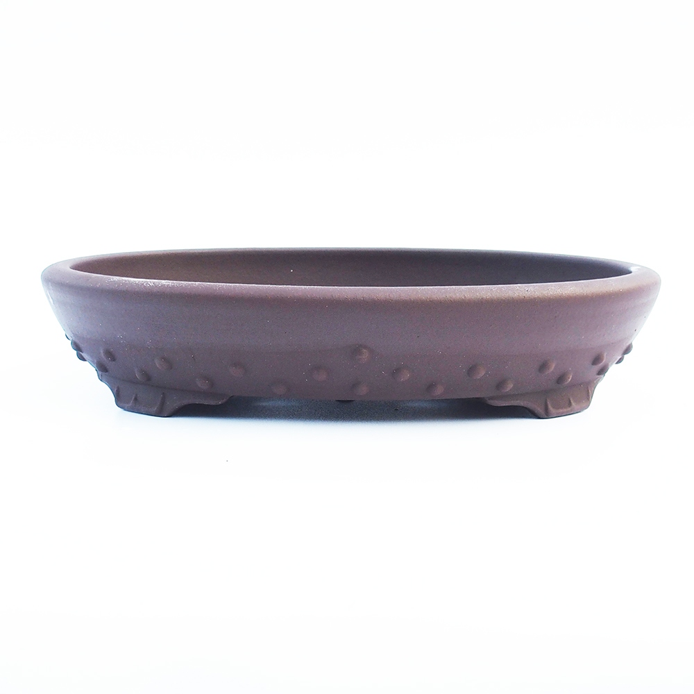 Schale 31 x 24 x 6,5 cm braun