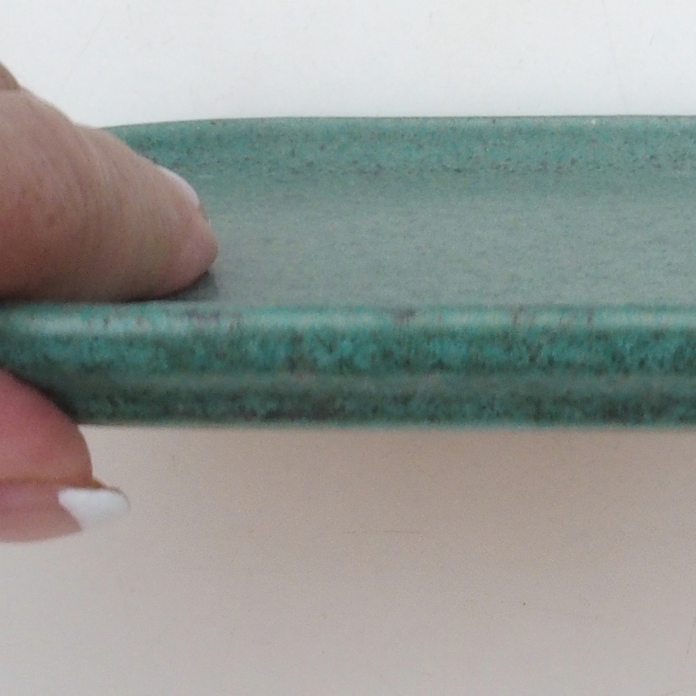 Keramikschale H38 (12 x 11 x 1 cm) – grün