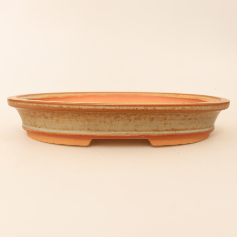 Keramikschale  21 x 14,5 x 3,5 cm, Farbe: Beige