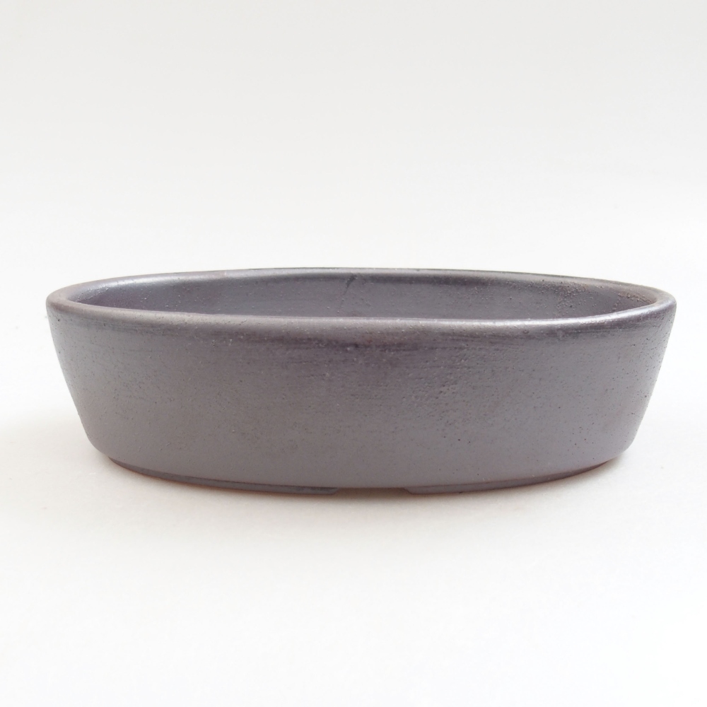 Keramik-Bonsaischale 16,5 x 11,5 x 4 cm, Farbe metallische