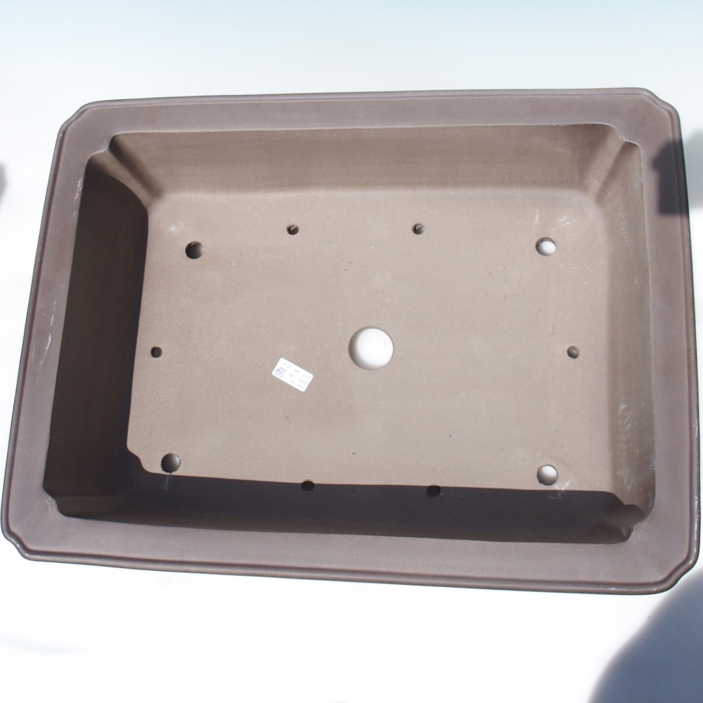 Schale 62 x 46 x 16,5 cm braun - NUR PERSÖNLICHE ABHOLUNG ODER PALLETTENVERKEHR