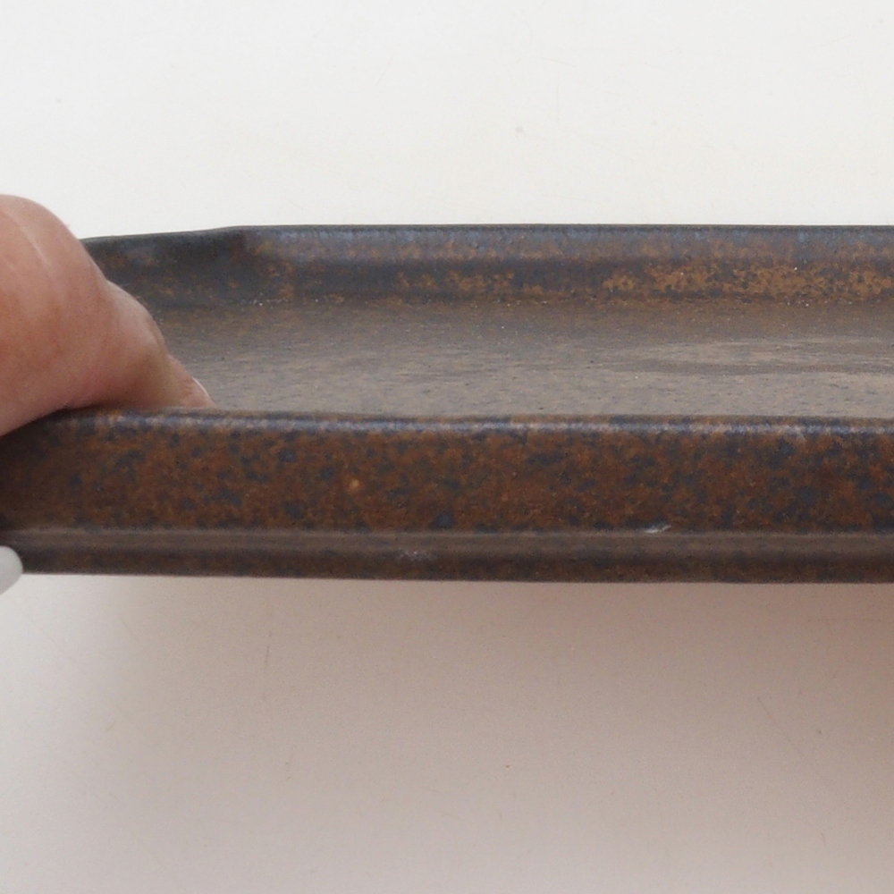 Keramikuntertasse H07 – 28 x 19 x 1,5 cm – braun