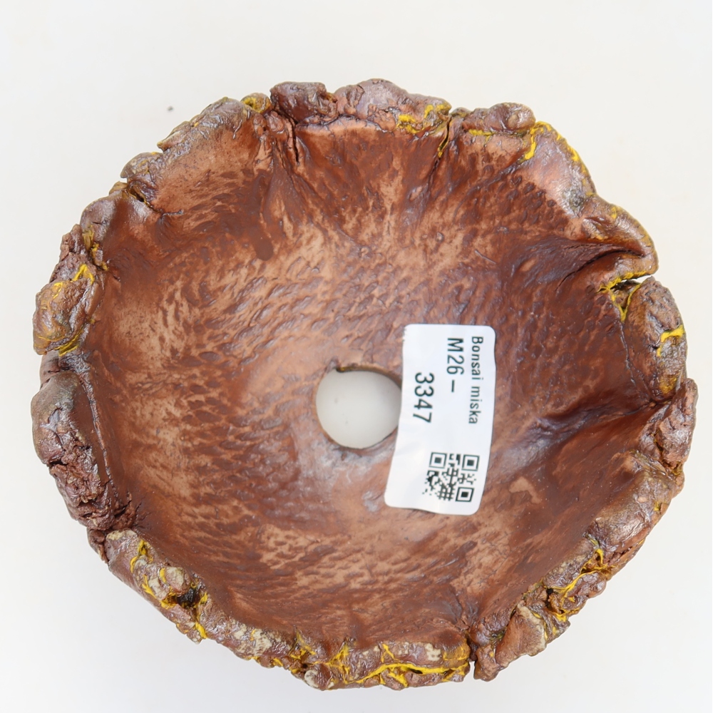Keramikschale  11 x 11 x 7 cm, Farbe: Gelb