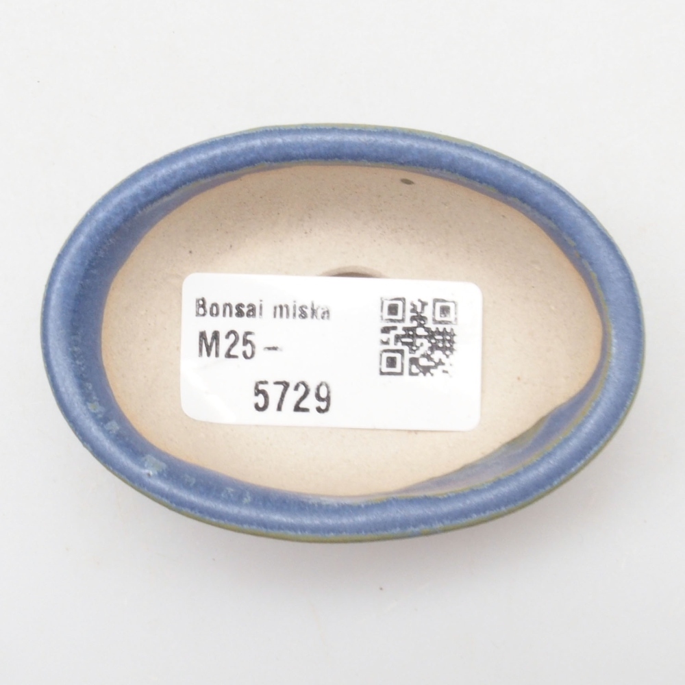 Mini-Bonsaischale 7 x 5 x 2 cm, Farbe blau