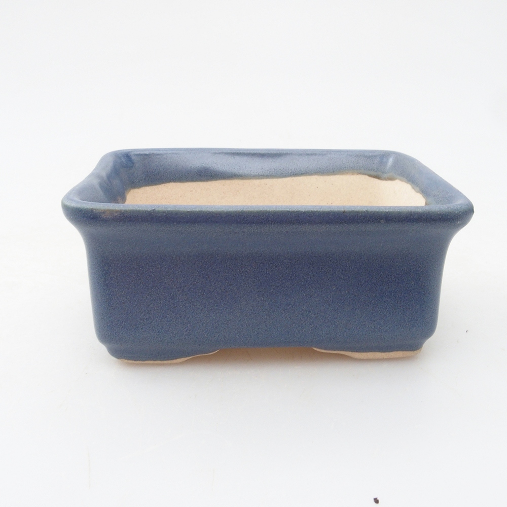 Mini-Bonsaischale 8 x 6 x 3,5  cm, Farbe blau
