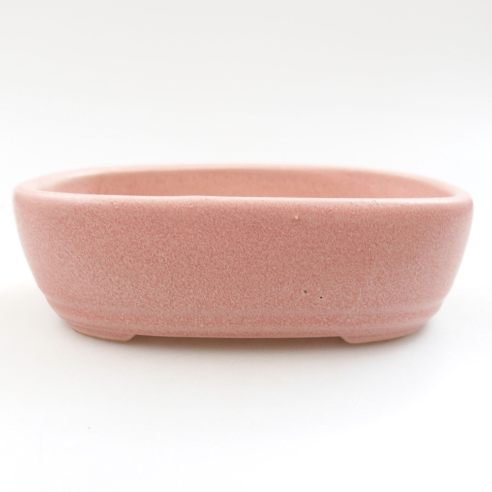 Keramik-Bonsaischale 13 x 9 x 4 cm, Farbe rosa