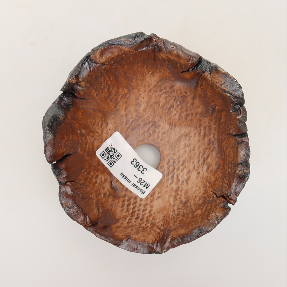 Keramikschale 10,5 × 10,5 × 7 cm, Farbe: Braun