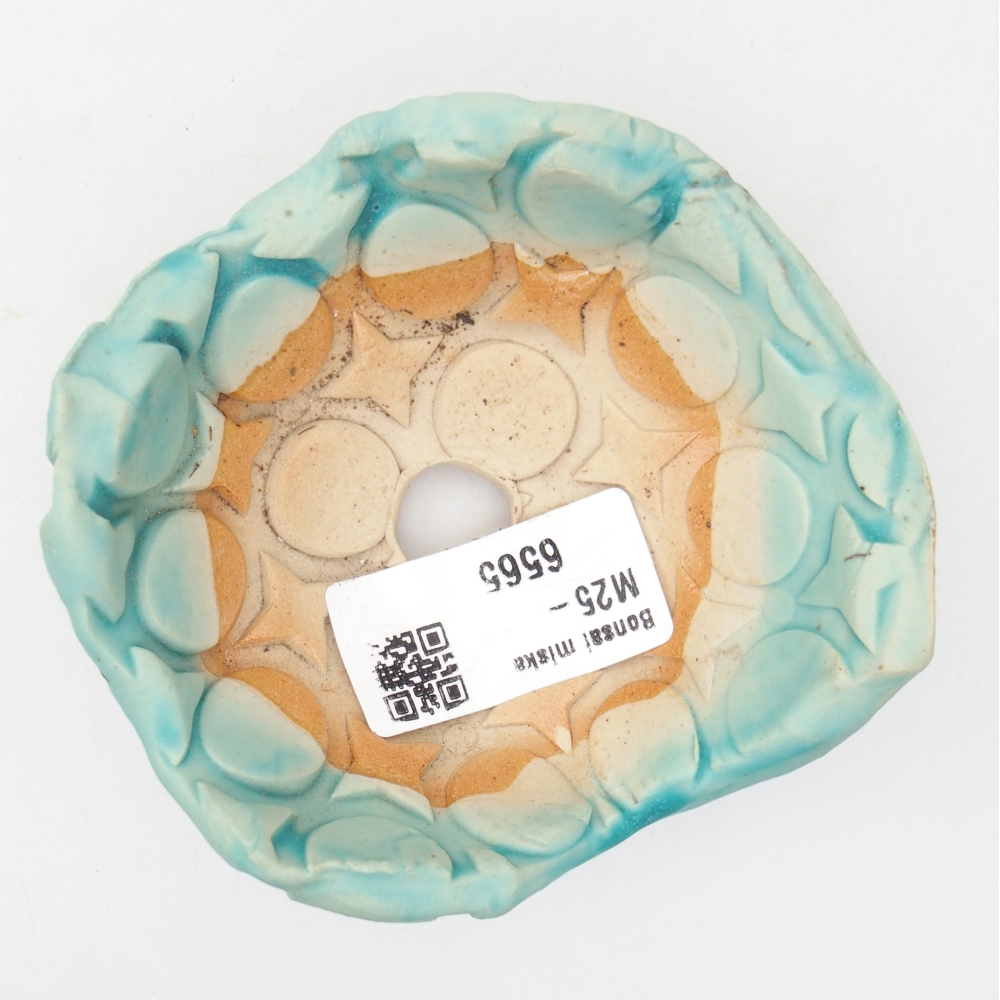 Keramikschale 8,5 x 9 x 4 cm , Farbe blau