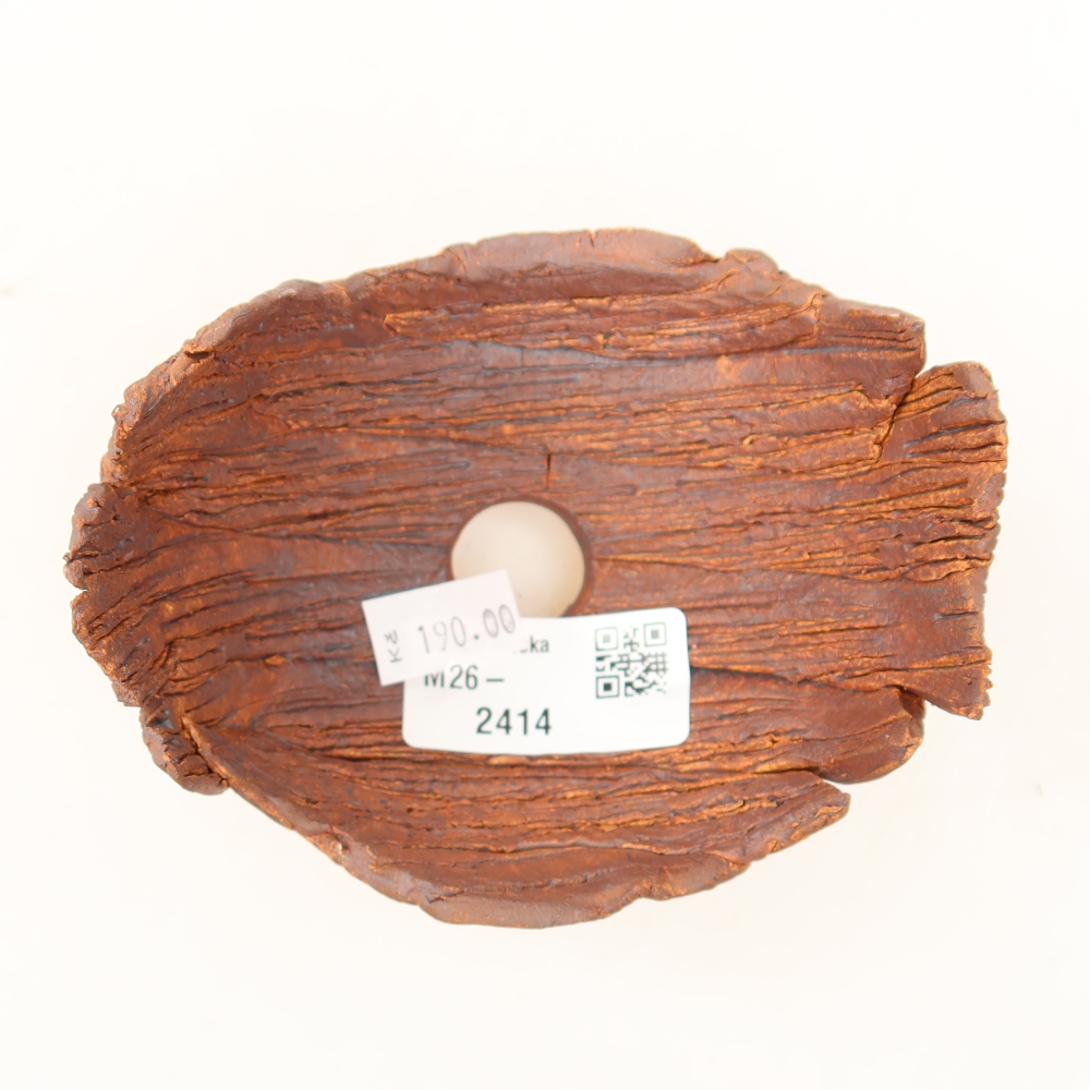 Keramikschale  10,5 x 9 x 7,5 cm, Farbe: braun