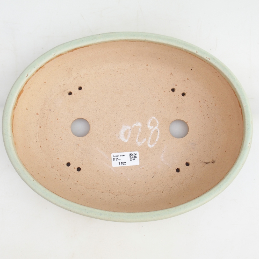 Bonsaischale 33 x 25 x 9 cm , Farbe grün