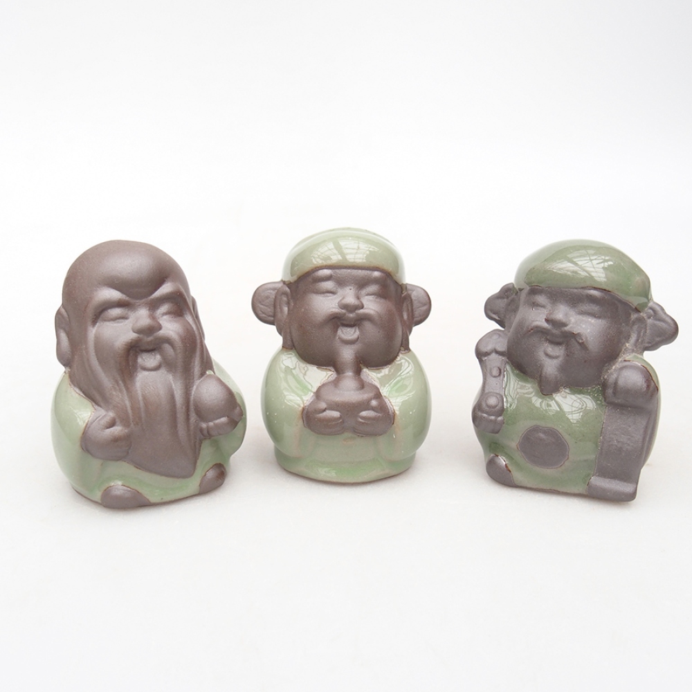 Ceramic figurine 3 Stück