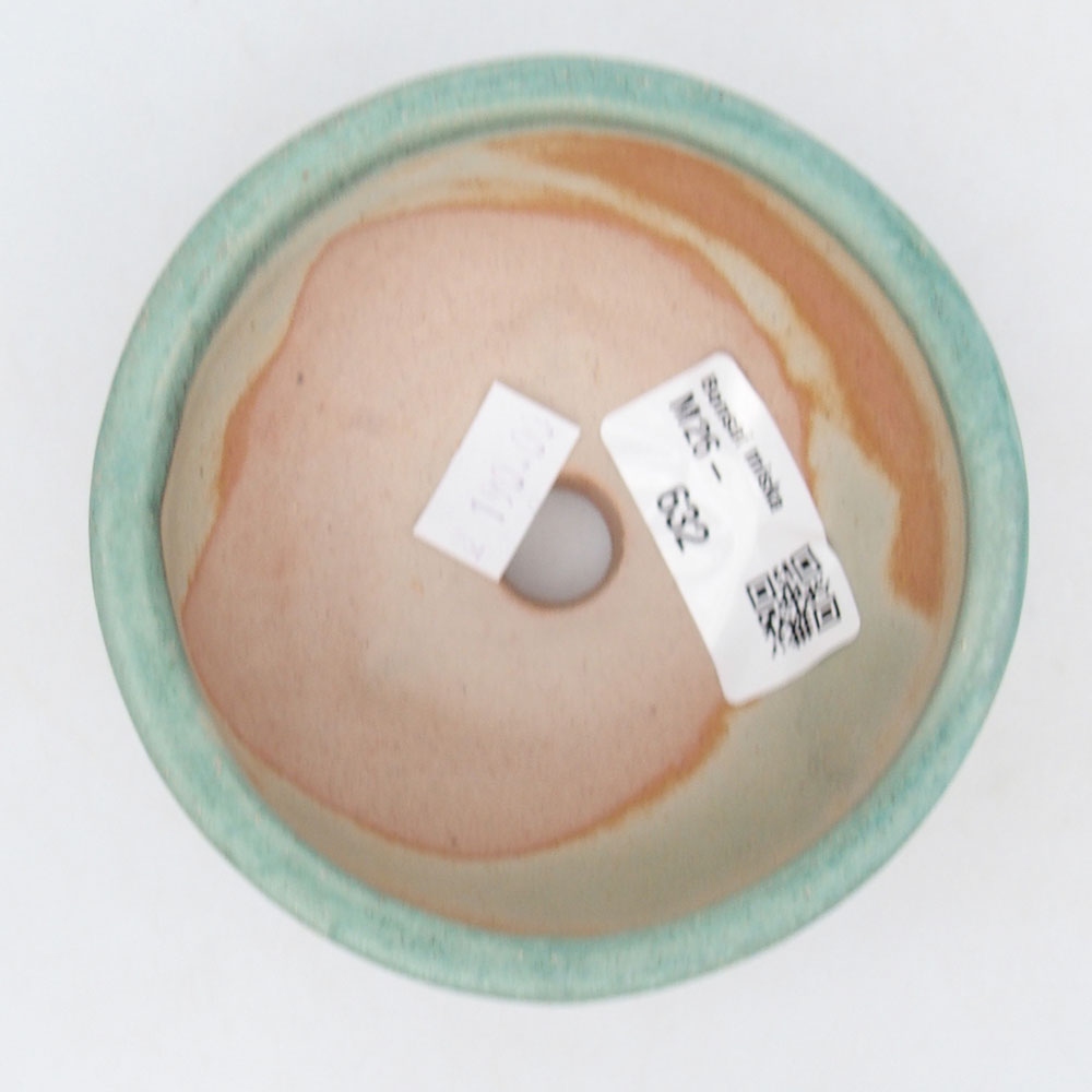 Bonsaischale aus Keramik 9,5 x 9,5 x 5 cm, grün