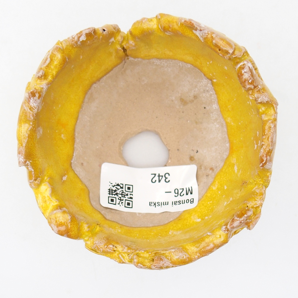 Keramikschale 8,5 x 8,5 x 6 cm , gelb