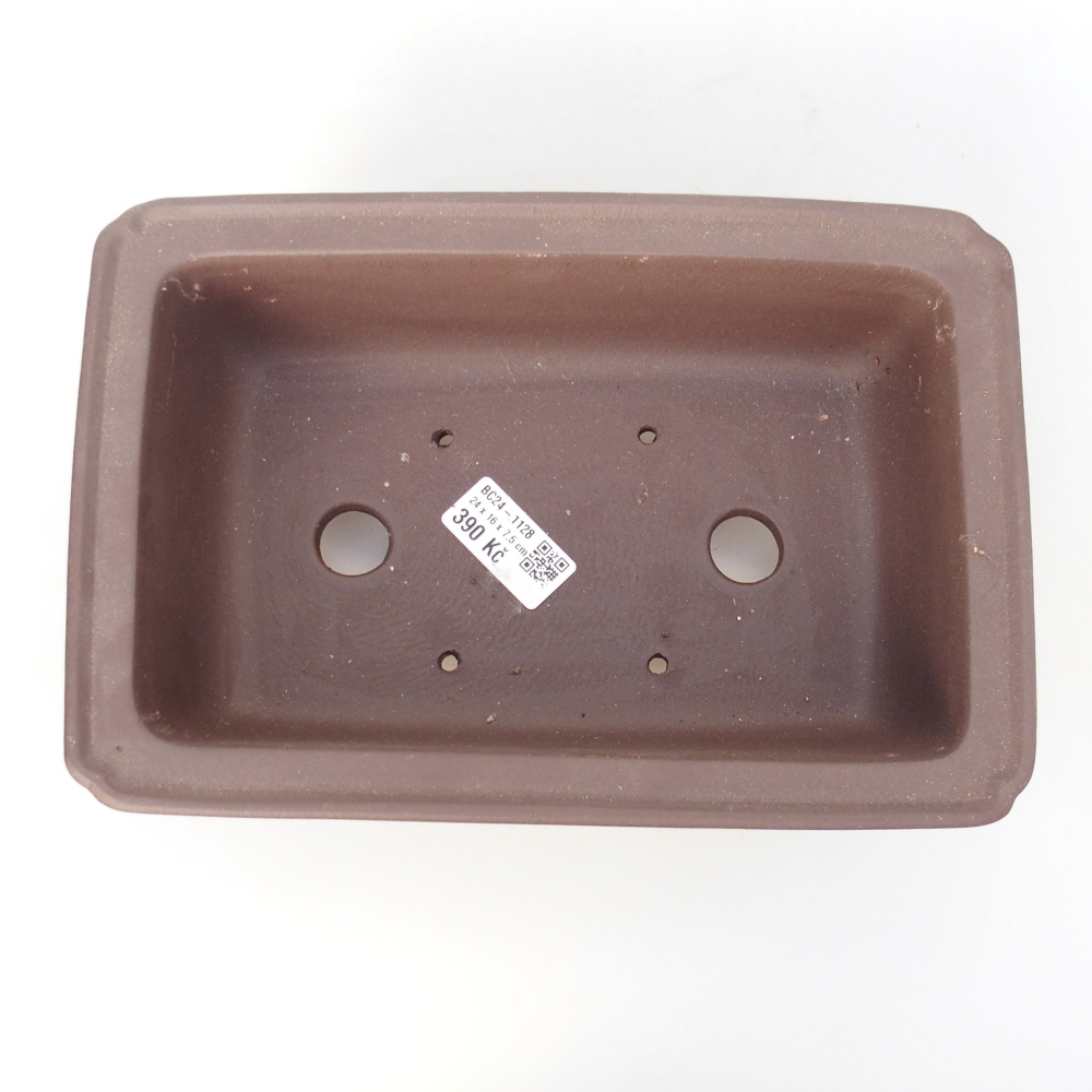 Schale 15 x 15 x 9 cm braun