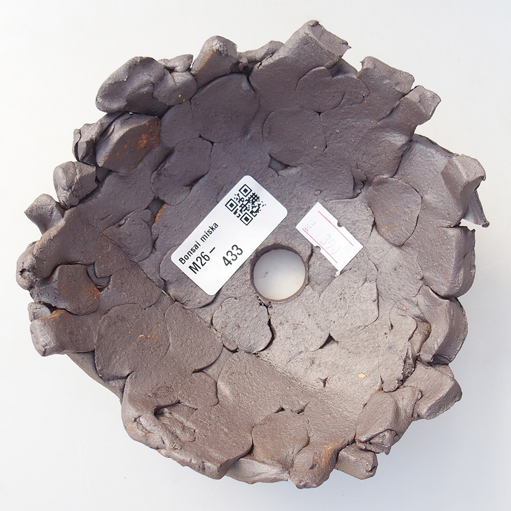 Keramikschale 14,5 x 13,5 x 6 cm , Metallic-Farbe