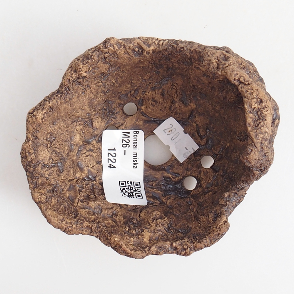 Keramische Schale 9,5 x 9 x 8,5 cm , Farbe braun