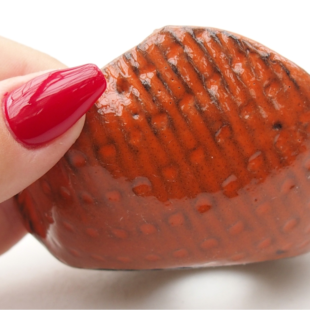 Keramikschale 8,5 x 8,5 x 5 cm , Farbe orange