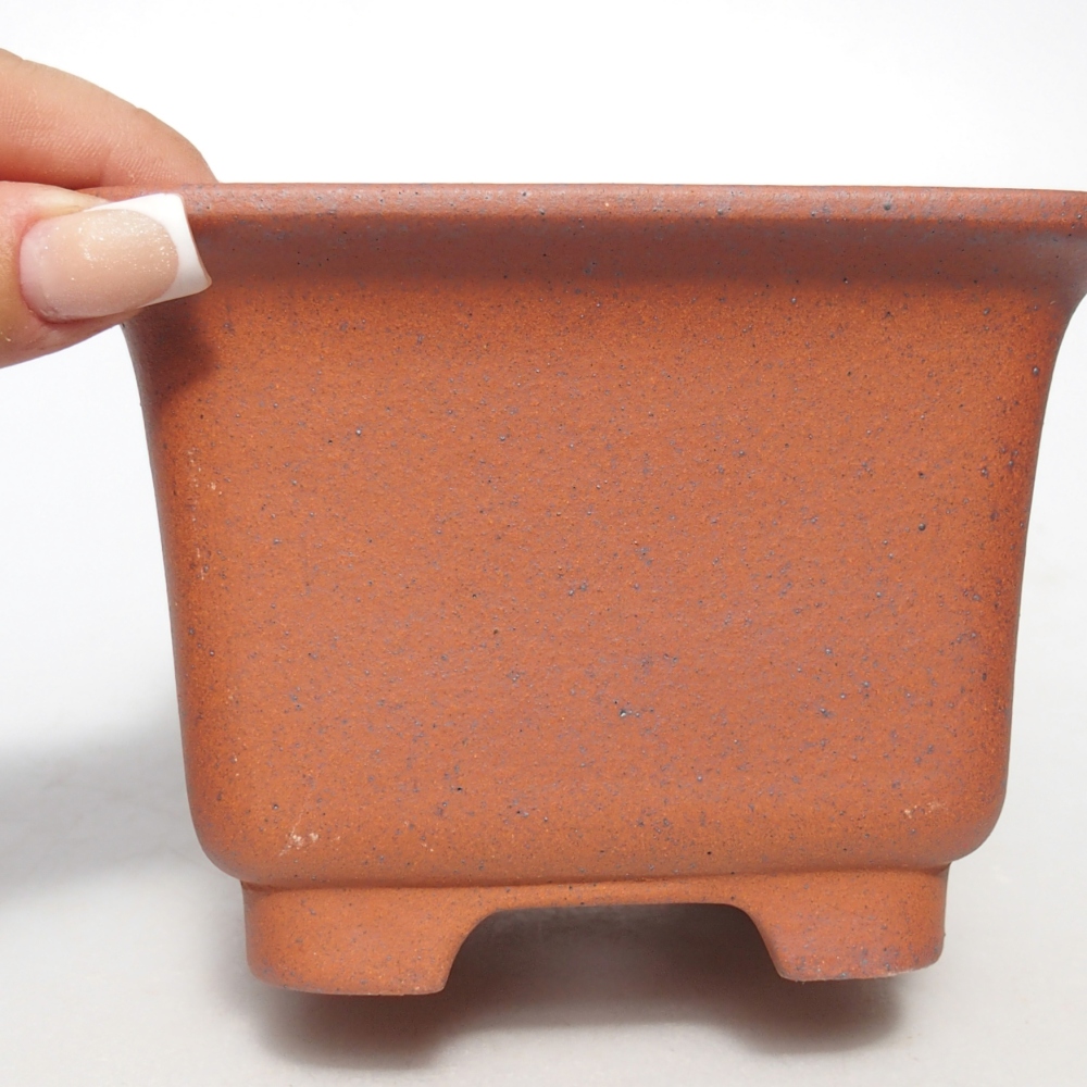 Schale 13,5 x 13,5 x 9 cm ziegelfarben
