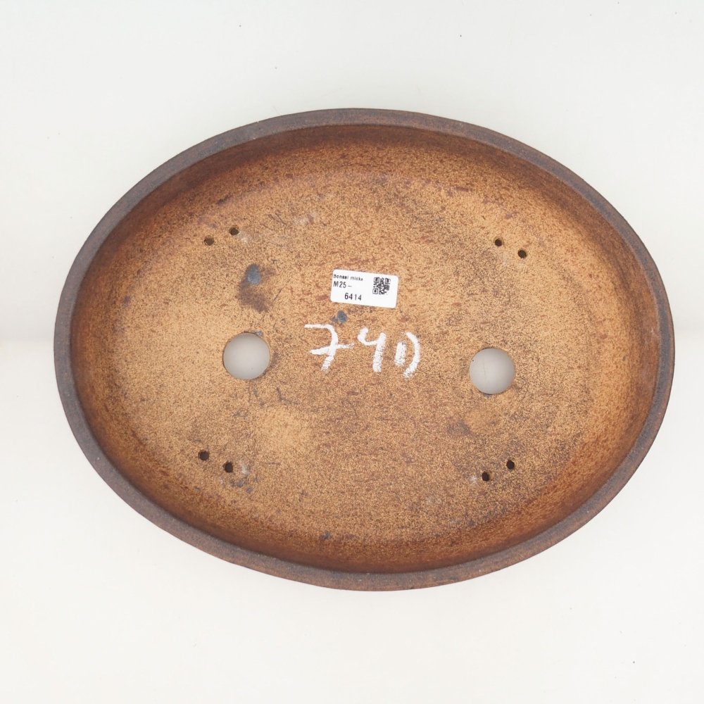Bonsaischale 35 x 27 x 6 cm , Farbe braun