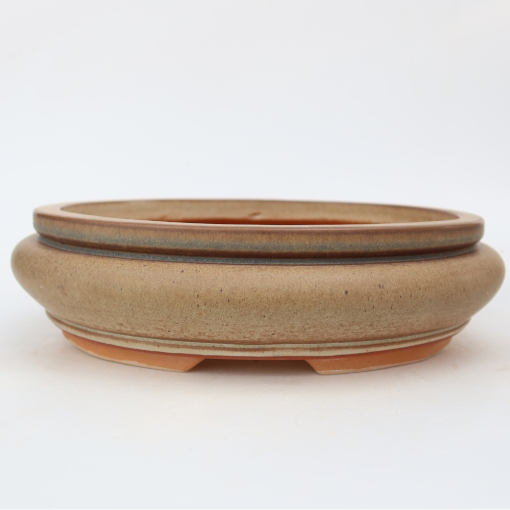 Keramikschale  23 x 23 x 7 cm, Farbe: braun